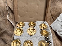 Kerstbomen hout met kaarshouders - afbeelding 3 van  4