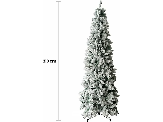 Kerstboom icy elegance 210cm - afbeelding 1 van  3