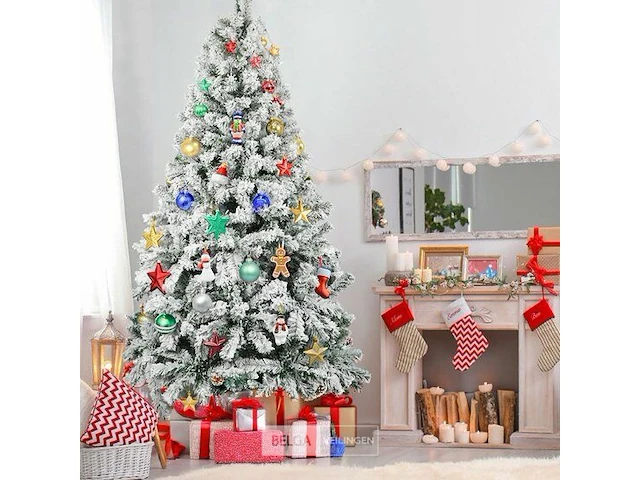 Kerstboom sneeuw 210cm - afbeelding 4 van  7