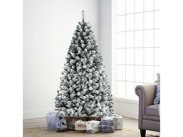 Kerstboom sneeuw 210cm - afbeelding 7 van  7