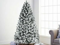 Kerstboom sneeuw 210cm - afbeelding 7 van  7