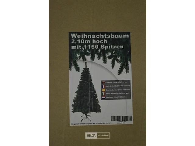 Kerstboom2,10m hoog - afbeelding 2 van  2