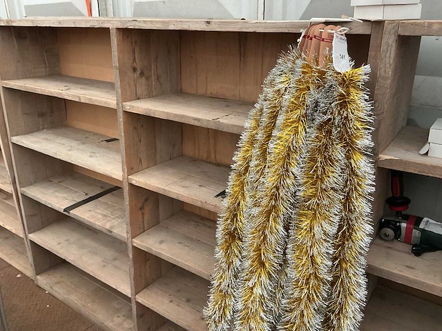 Kerstdecoratie slingers. (9x) - afbeelding 1 van  2