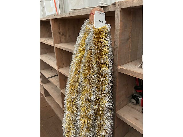 Kerstdecoratie slingers. (9x) - afbeelding 2 van  2