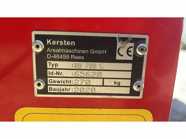 Kersten - rb700g - kersten inzaaimachine - 2020 - afbeelding 4 van  5