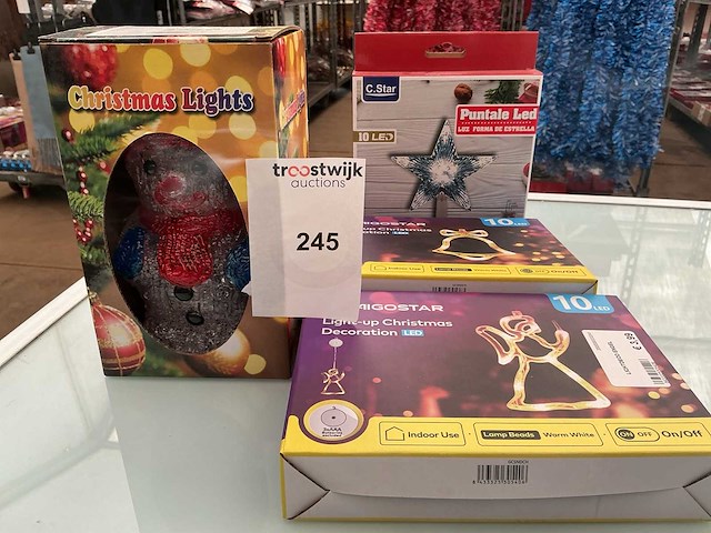 Kerst,leddecoratie. (4x) - afbeelding 1 van  3