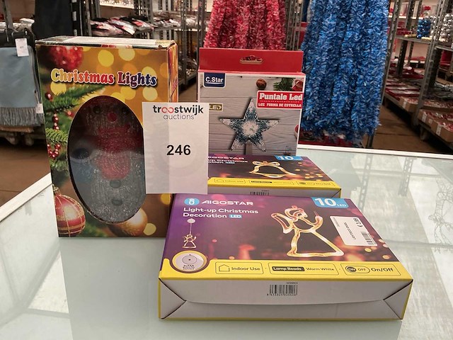 Kerst,leddecoratie. (4x) - afbeelding 1 van  3