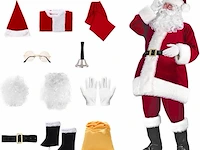 Kerstmankostuum deluxe 11delig (xl) - afbeelding 1 van  4