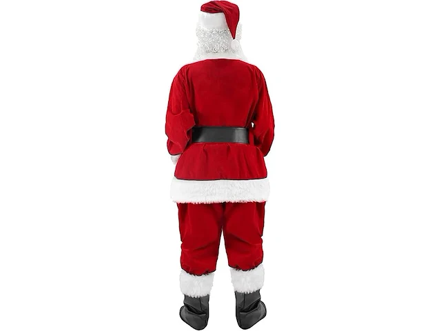 Kerstmankostuum deluxe 11delig (xl) - afbeelding 2 van  4