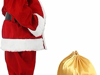Kerstmankostuum deluxe 11delig (xl) - afbeelding 3 van  4