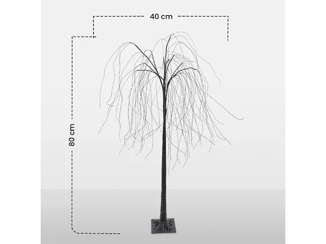 Kerstverlichting wilgenboom - afbeelding 2 van  3