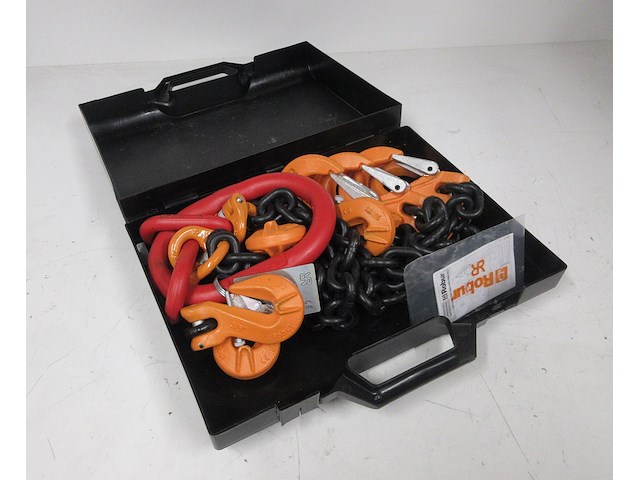 Ketting 1 meter 4 sprong met grijphaken 6,75t beta 080980051 - afbeelding 1 van  2