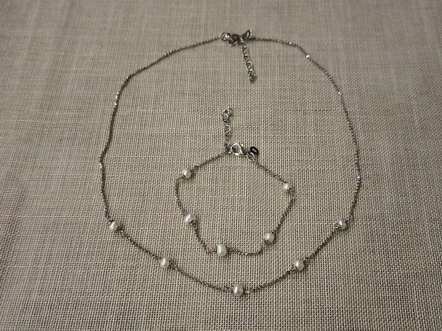 Ketting en armband - afbeelding 1 van  3