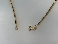 Ketting in goudkleurige uitvoering met 5 kettinghangers - afbeelding 8 van  8