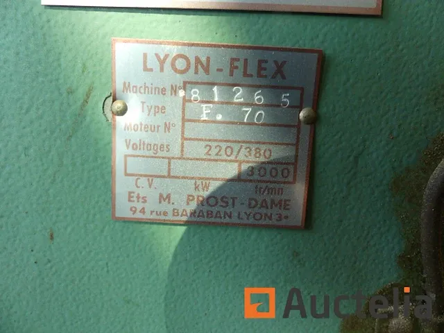 Kettingboormachine lyon-flex f70 - afbeelding 10 van  13