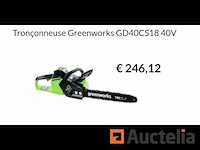 Kettingzaag 40 v greenworks gd40cs18 - afbeelding 1 van  1