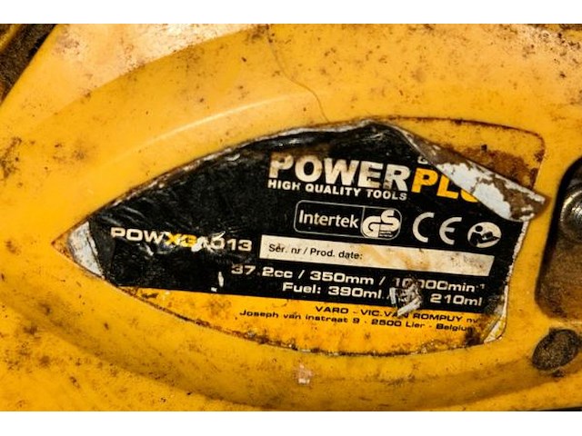 Kettingzaag powerplus - afbeelding 4 van  5