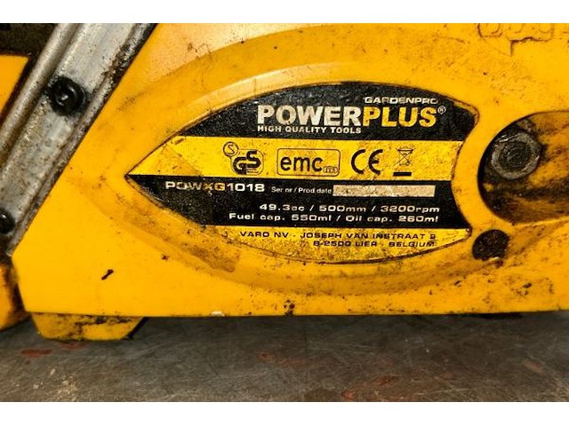 Kettingzaag powerplus - afbeelding 5 van  5