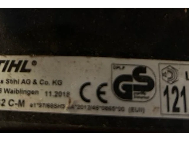 Kettingzaag stihl - afbeelding 3 van  5