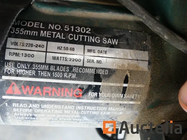 Kettingzaag tenshi metalcutter 51302 - afbeelding 3 van  8