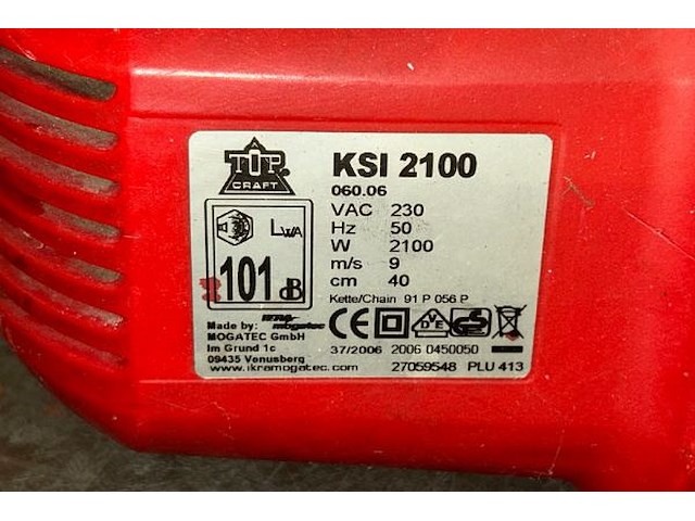Kettingzaag topcraft - afbeelding 5 van  5