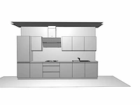 Keuken 380cm expo 27 in bouwpakket wit hoogglans - afbeelding 22 van  31
