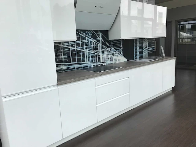 Keuken 380cm expo 27 in bouwpakket wit hoogglans - afbeelding 16 van  31