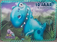 Keuken 3d placemats dinosaurus: 10 jaar - afbeelding 1 van  3