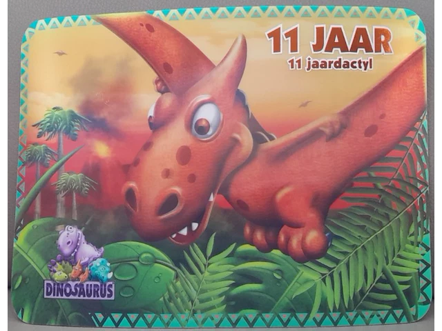 Keuken 3d placemats dinosaurus: 11 jaar - afbeelding 1 van  3