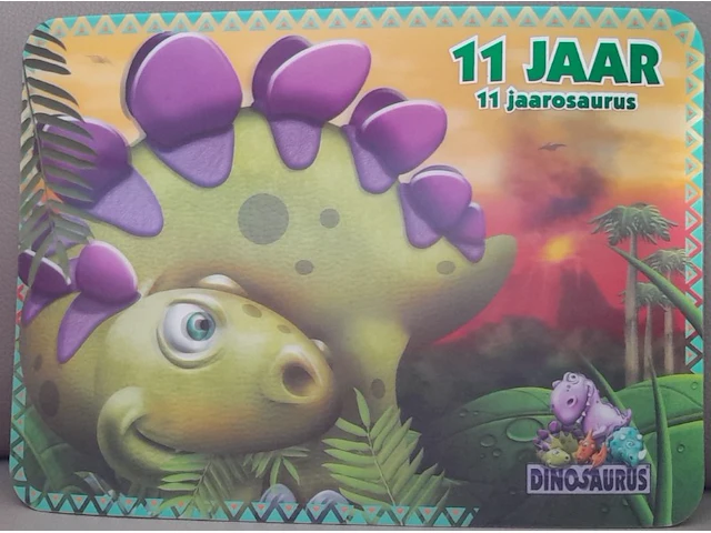 Keuken 3d placemats dinosaurus: 11 jaar - afbeelding 1 van  3