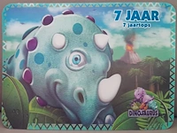 Keuken 3d placemats dinosaurus: 7 jaar - afbeelding 2 van  3