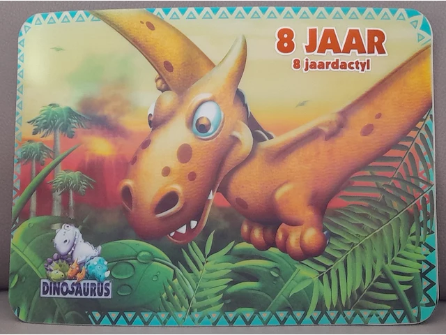 Keuken 3d placemats dinosaurus: 8 jaar - afbeelding 1 van  3