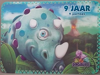 Keuken 3d placemats dinosaurus: 9 jaar - afbeelding 1 van  3