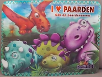 Keuken 3d placemats dinosaurus: ik hou van paarden - afbeelding 1 van  3