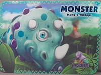 Keuken 3d placemats dinosaurus: monster - afbeelding 1 van  3