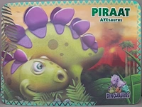 Keuken 3d placemats dinosaurus: piraat - afbeelding 1 van  3