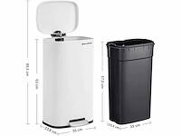 Keuken afvalbak, 30l pedaal afvalbak (x2) - afbeelding 16 van  18