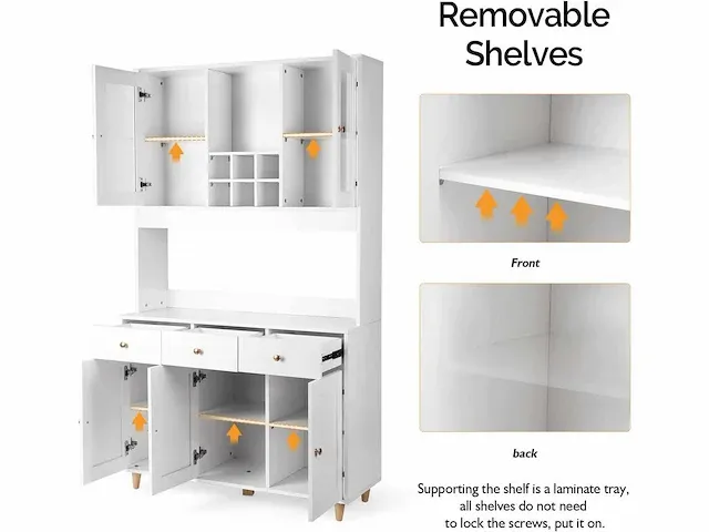 Keuken dressoir, keukendressoir, keukenkast - afbeelding 3 van  8