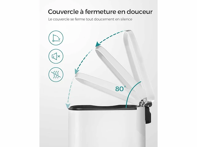 Keuken prullenbak - 50l - afbeelding 4 van  7