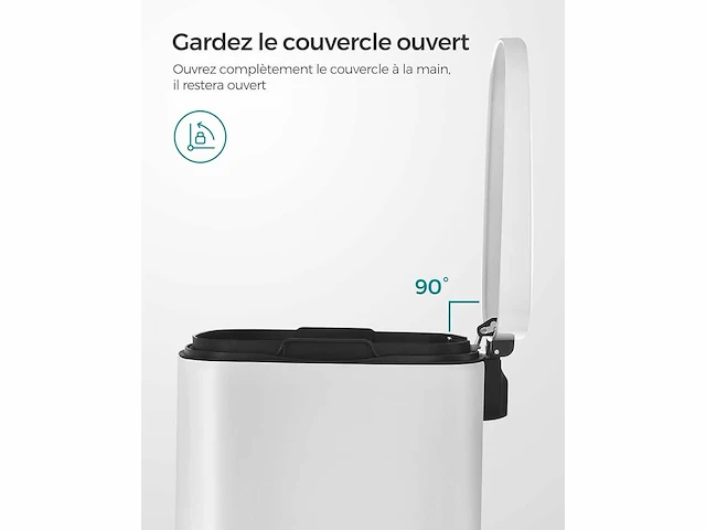 Keuken prullenbak - 50l - afbeelding 5 van  7