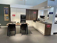 Keuken suede met schuifdeur