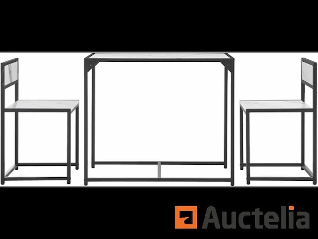 Keuken tafel set met eethoek tafel en 2 stoelen - afbeelding 1 van  5