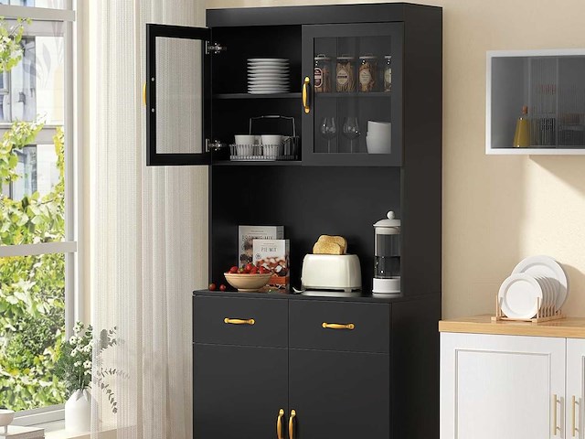 Keukendressoir, keukenkast, 2 verstelbare planken - afbeelding 1 van  8