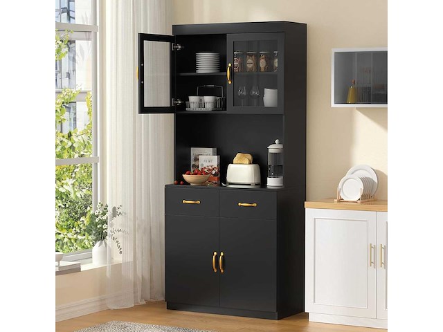 Keukendressoir, keukenkast, 2 verstelbare planken - afbeelding 2 van  8