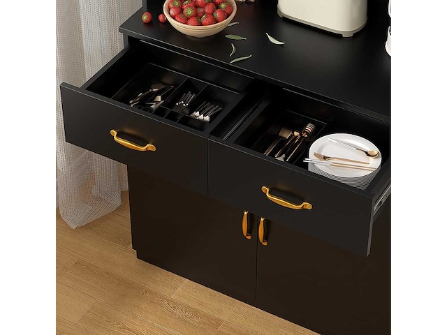 Keukendressoir, keukenkast, 2 verstelbare planken - afbeelding 4 van  8