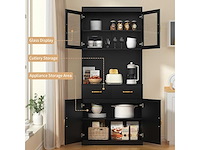 Keukendressoir, keukenkast, 2 verstelbare planken - afbeelding 5 van  8