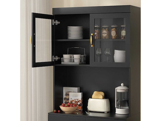 Keukendressoir, keukenkast, 2 verstelbare planken - afbeelding 6 van  8