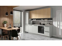 Keukenopstelling milino medium a 285 cm grijs/eik met werkblad - afbeelding 2 van  8