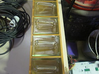 Keukenrek met glazen bakken - afbeelding 1 van  1