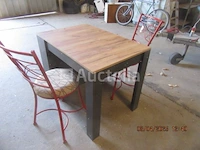Keukentafel + 2 stoelen - afbeelding 4 van  5